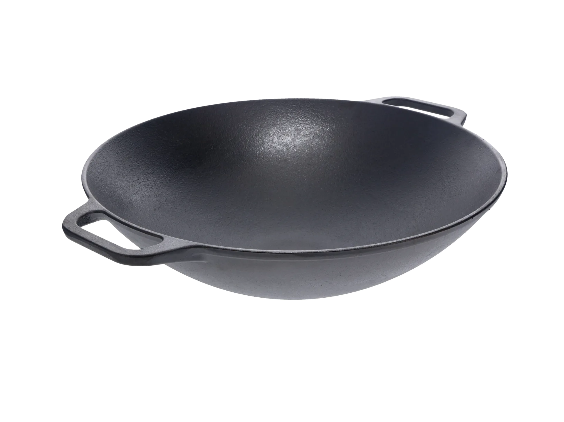 Wokpande støbejern 36 cm, Sort Victoria