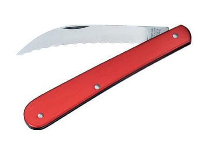 Alox brødkniv sammenklappelig 16 cm, Rød Victorinox