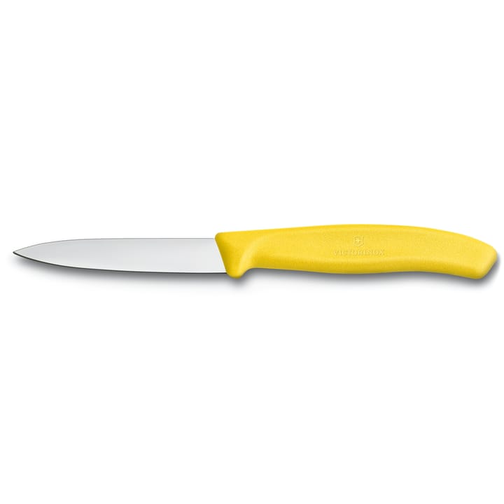 Swiss Classic grøntsagskniv/universalkniv 8 cm, Gul Victorinox