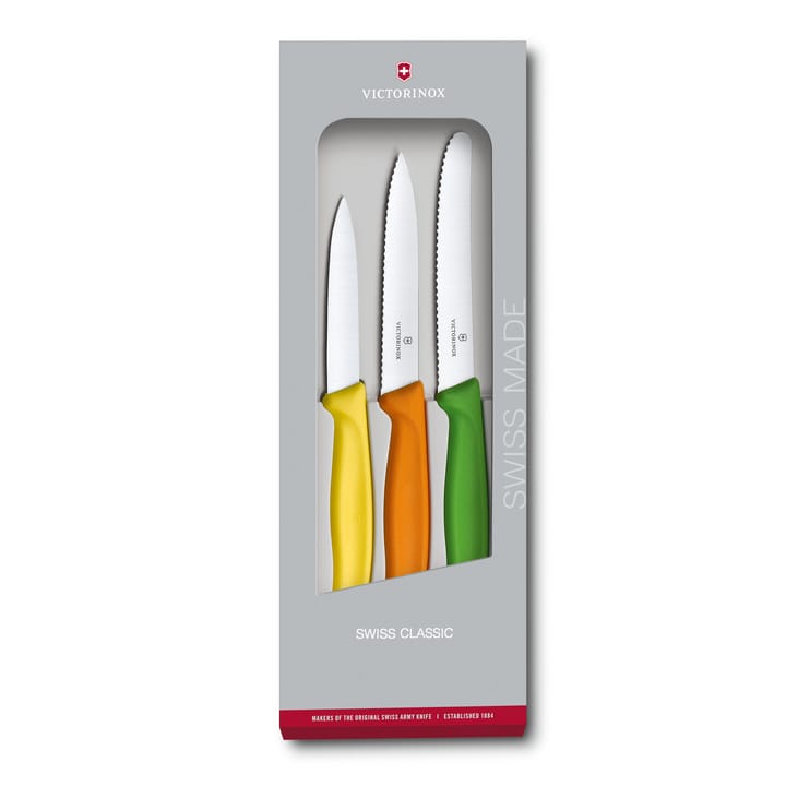 Swiss Classic Universalknivsæt 3 dele, Rustfrit stål Victorinox