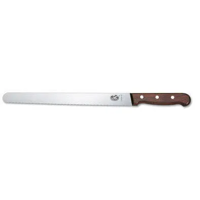 Victorinox skinkekniv bølget blad, Træhåndtag Victorinox