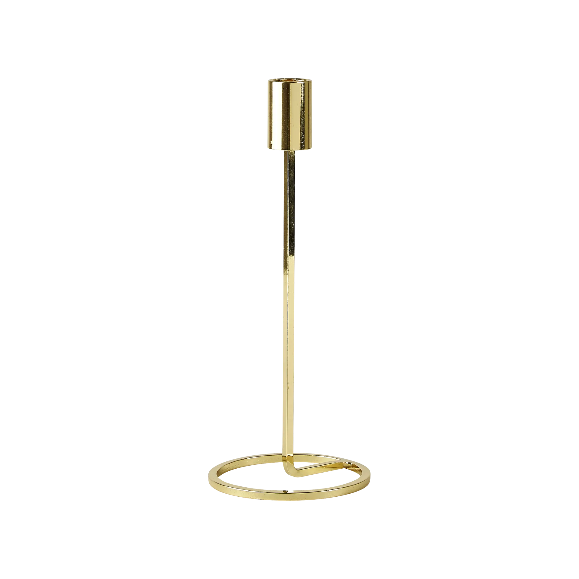 Amat lysestage 23,5 cm, Guld Villa Collection