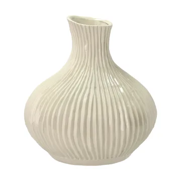 Eik vase Ø31x33,5 cm - Cremehvid - Villa Collection