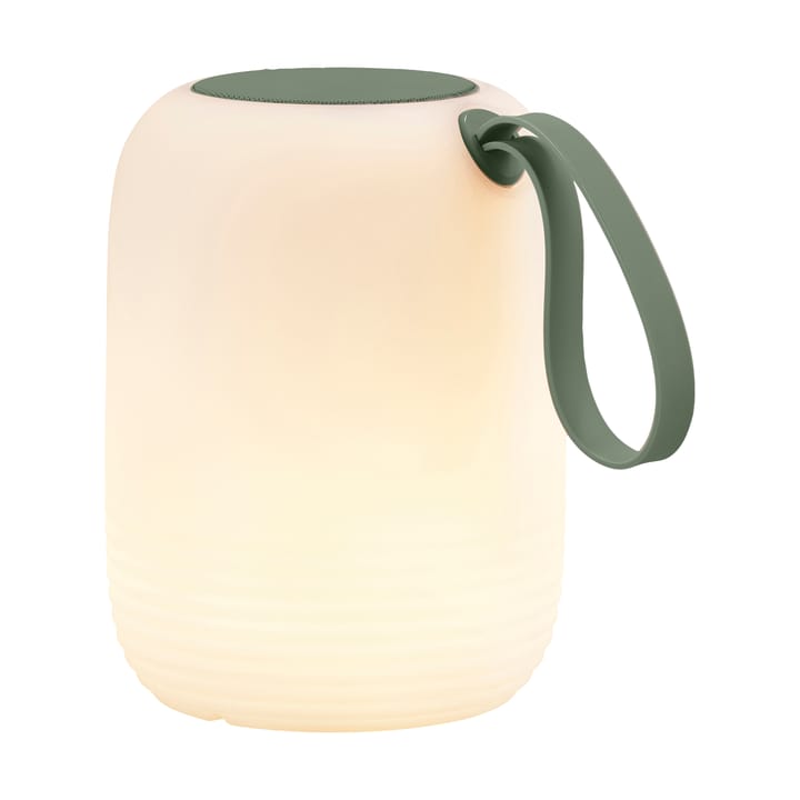 Hav LED-lys med højttaler bærbar Ø12,5 cm, White-green Villa Collection