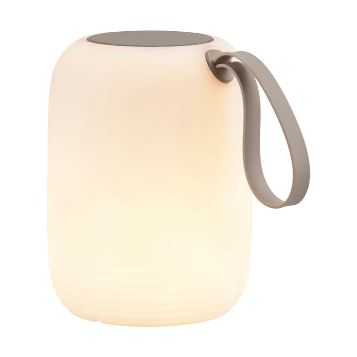 Hav LED-lys med højttaler bærbar Ø12,5 cm, White-sand Villa Collection