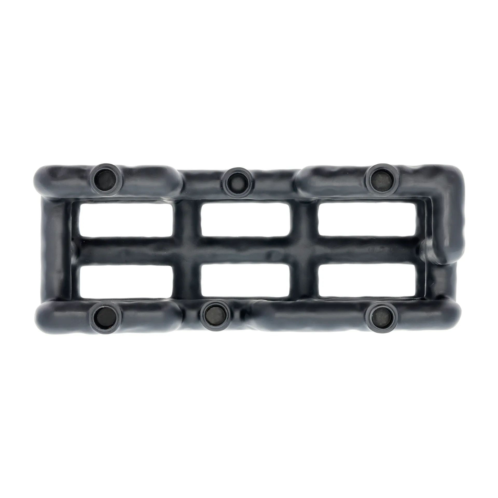 Lyst lysestage 6 lys, Sort Villa Collection