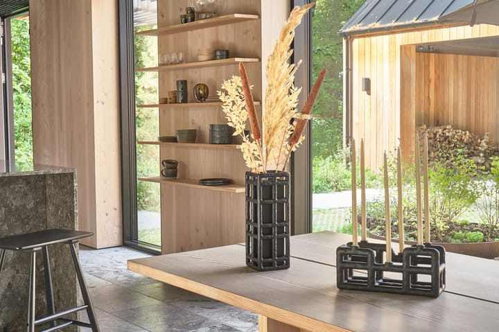 Lyst lysestage 6 lys, Sort Villa Collection