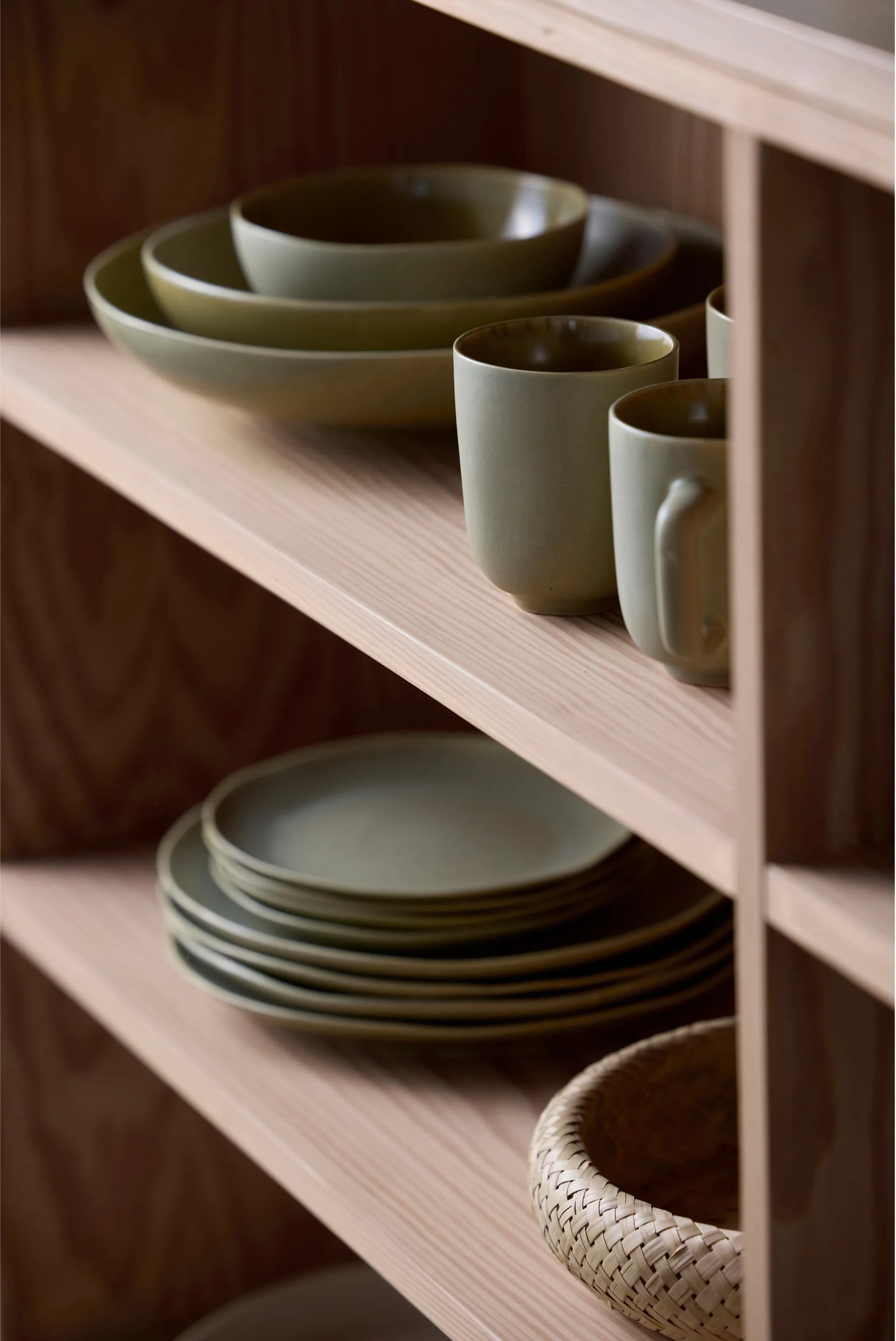 Shoku tallerken Ø27 cm, Pure Green Villa Collection