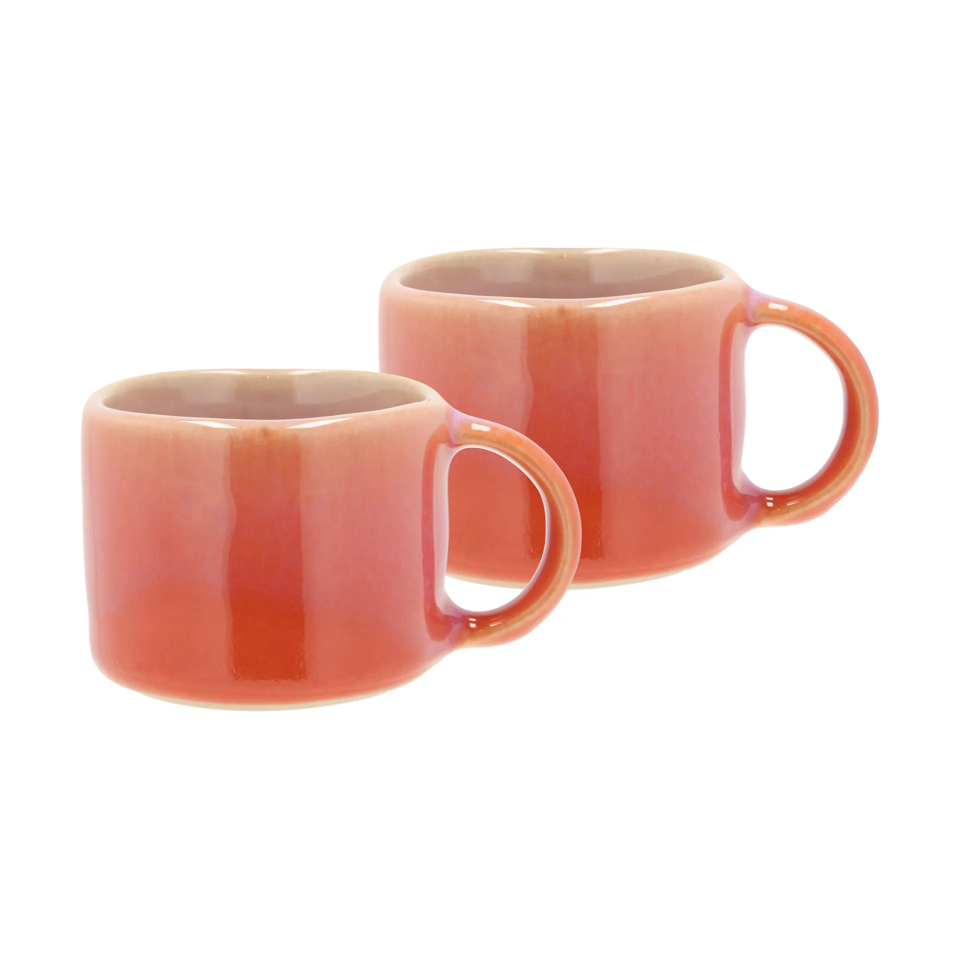 Styles espressokop 8 cl 2-pak, Lilla-orange Villa Collection