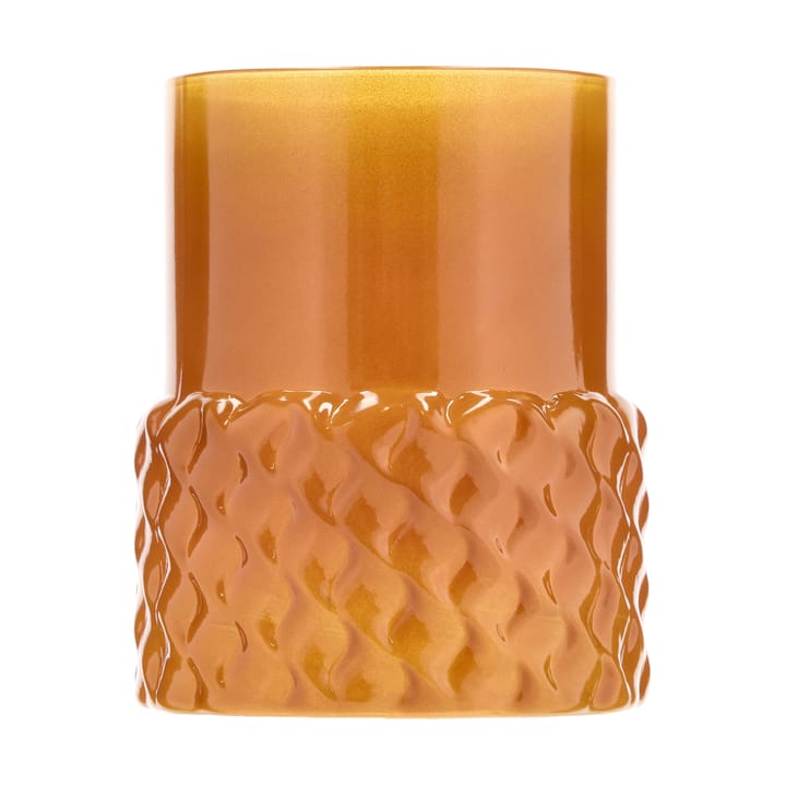 Styles fyrfadslysestage Ø7,7x10 cm - Amber - Villa Collection