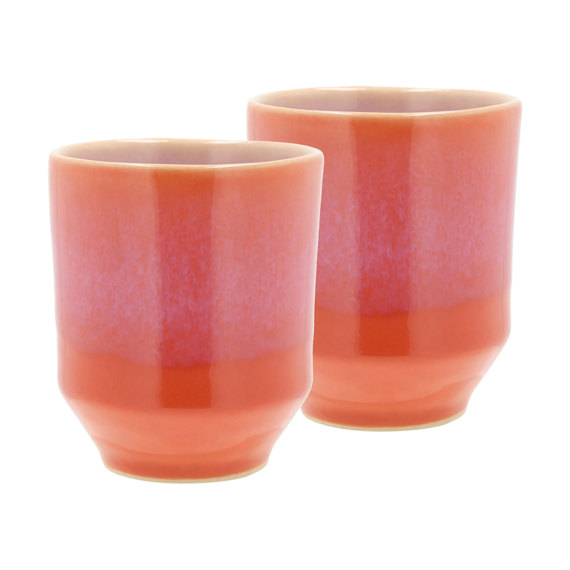 Styles krus 18 cl 2-pak, Lilla-orange Villa Collection