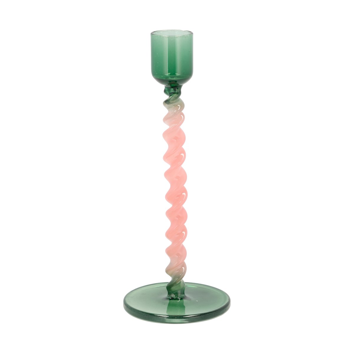 Villa Collection Styles lysestage 16,3 cm Green-pink