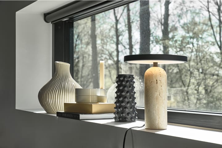Styles lysestage 3,6x16 cm, Sand-aluminium Villa Collection