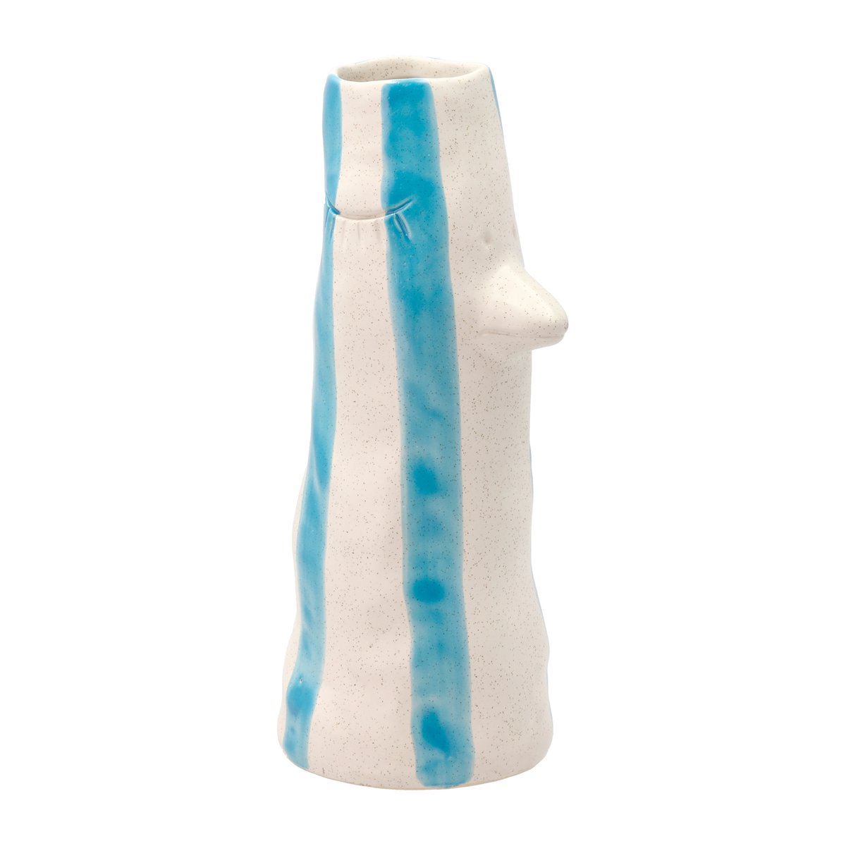 Villa Collection Styles vase med næb og øjenvipper 26 cm Blue