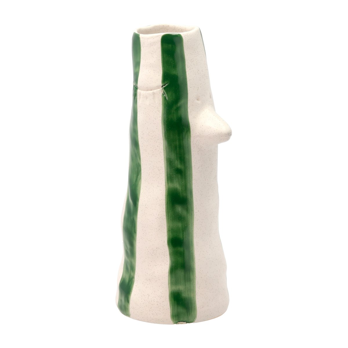Villa Collection Styles vase med næb og øjenvipper 26 cm Green