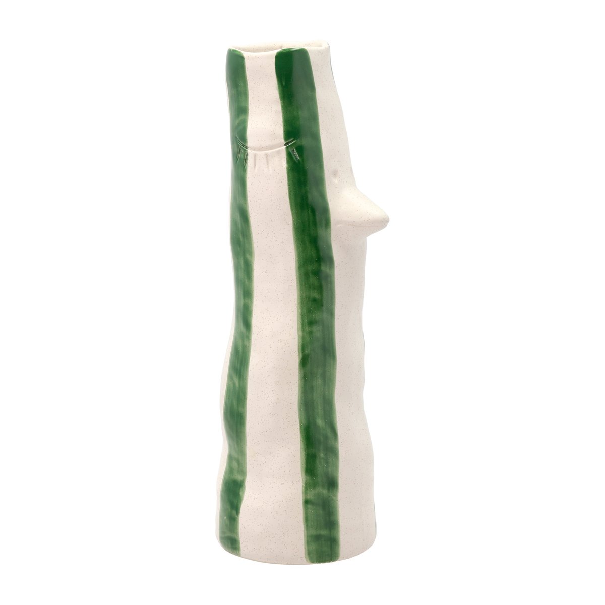 Villa Collection Styles vase med næb og øjenvipper 34 cm Green