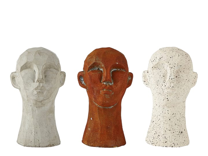 Talvik Figur Hovedsæt 3-pak, Cement Villa Collection
