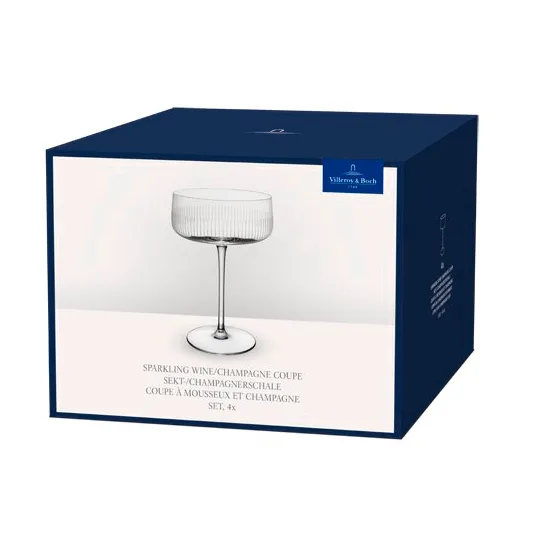 Afina champagnecoupeglas, Transparent, 12 cl, 4-pak Villeroy & Boch