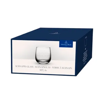 Afina snapseglas - Transparent, 4 cl, 4-pak - Villeroy & Boch