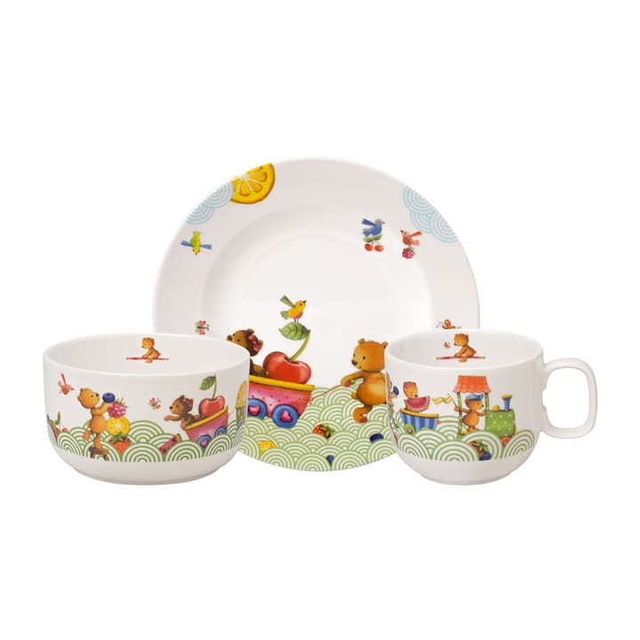 Hungry as a Bear børneservice, 3 dele Villeroy & Boch