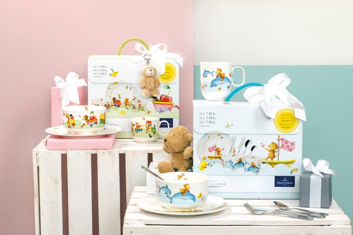 Hungry as a Bear børneservice, 3 dele Villeroy & Boch