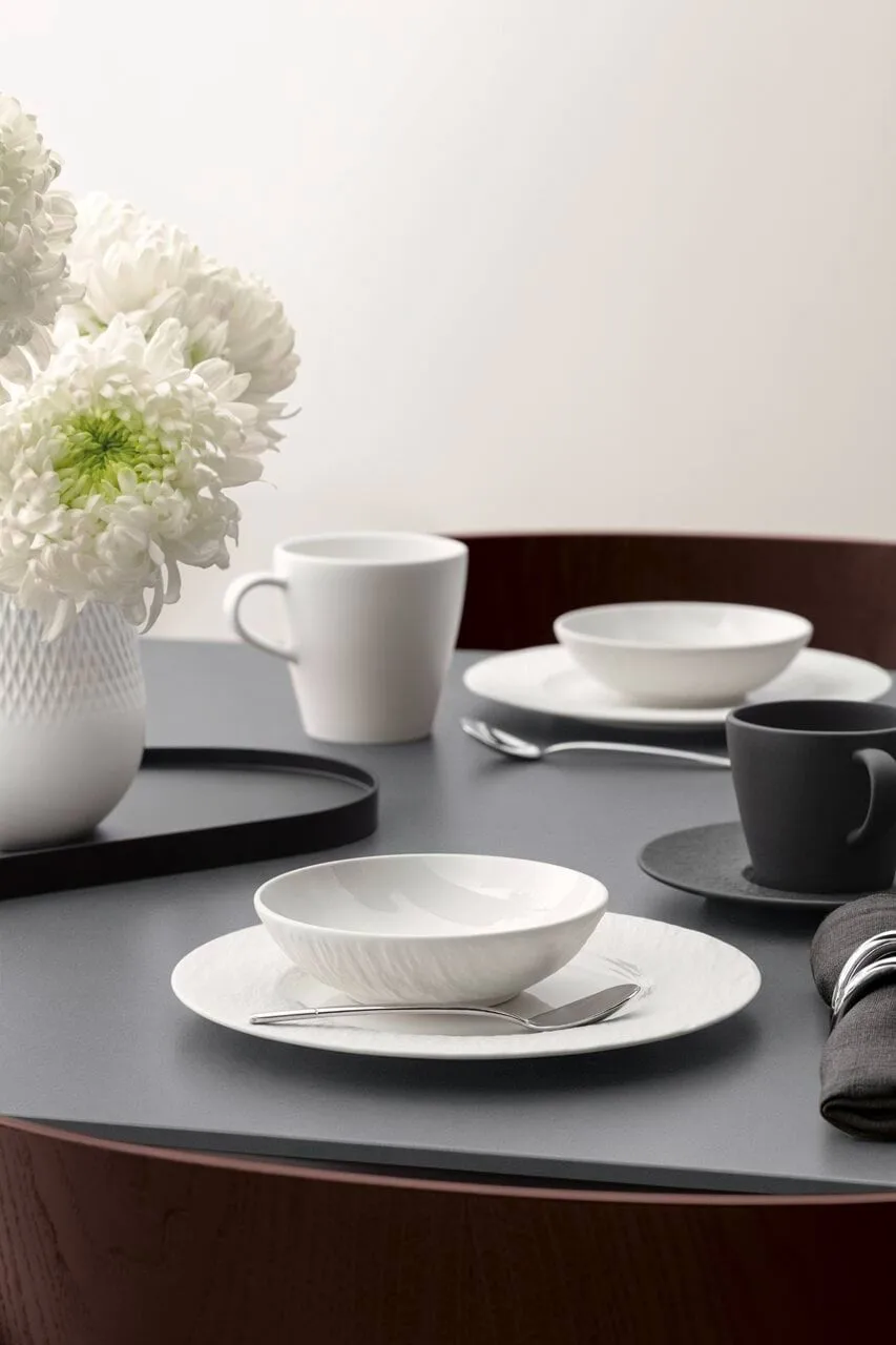 Manufacture Ice tallerken, Hvid, Ø21,7 cm Villeroy & Boch