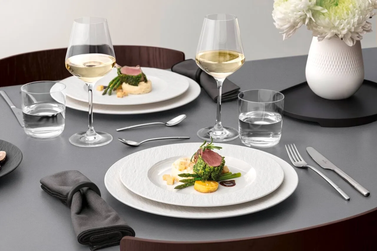 Manufacture Ice tallerken, Hvid, Ø27,1 cm Villeroy & Boch