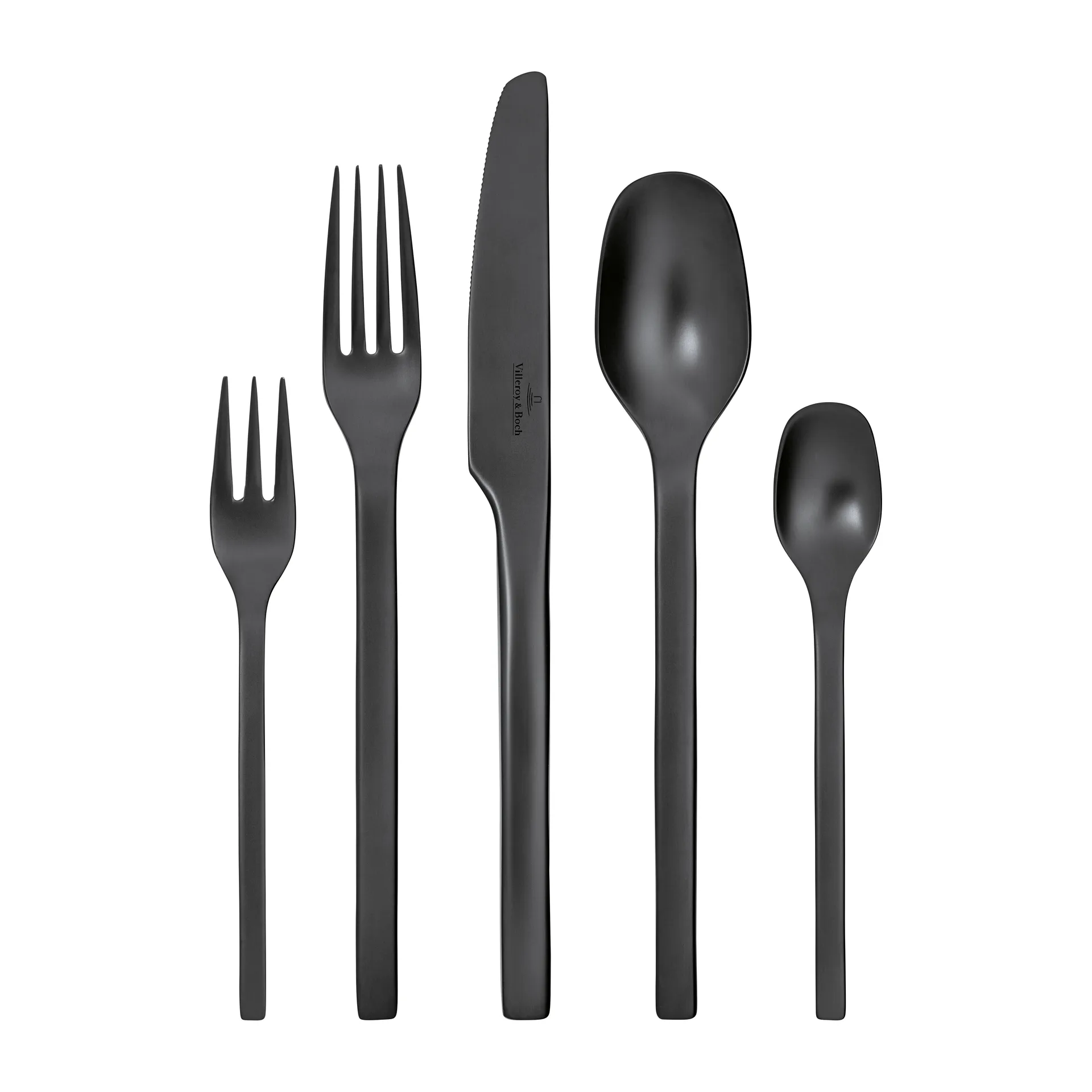Manufacture Rock bestiksæt 20 dele, Sort Villeroy & Boch