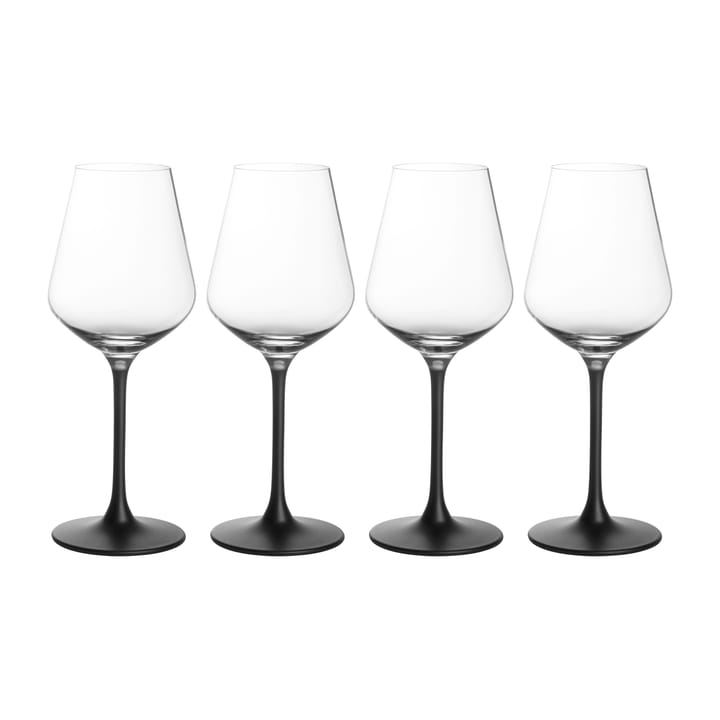 Manufacture Rock rødvinsglas 47 cl 4-pak, Klar/Sort Villeroy & Boch