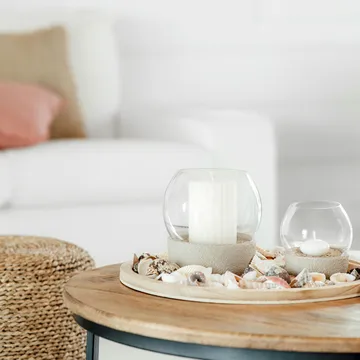 Perlemor varme lysestage Ø11 cm - Beige - Villeroy & Boch