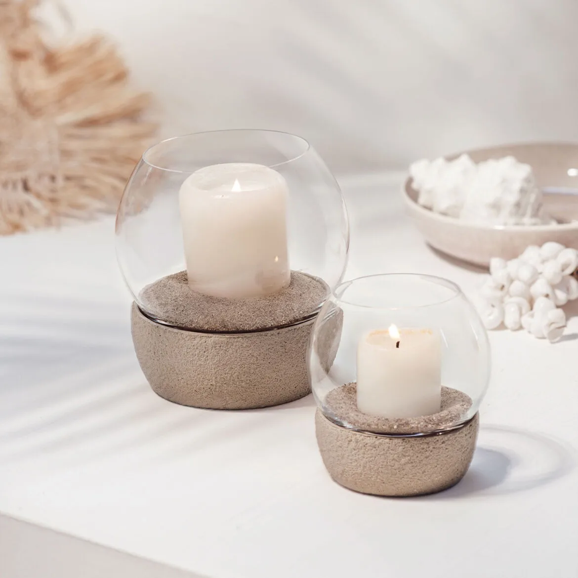 Perlemor varme lysestage Ø11 cm, Beige Villeroy & Boch