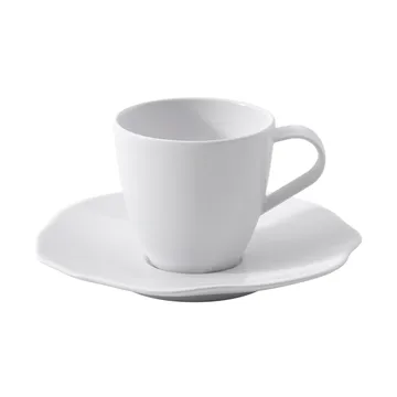 Pura espressokop med underkop - Hvid, 2 dele - Villeroy & Boch