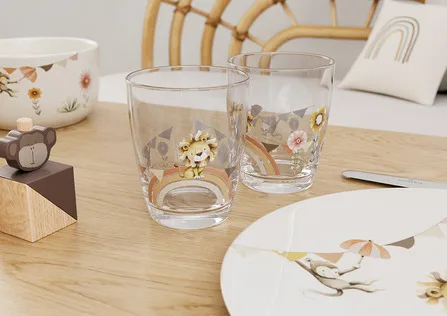 Roar like a Lion drikkeglas børn 15 cl 2-pak, Multi Villeroy & Boch