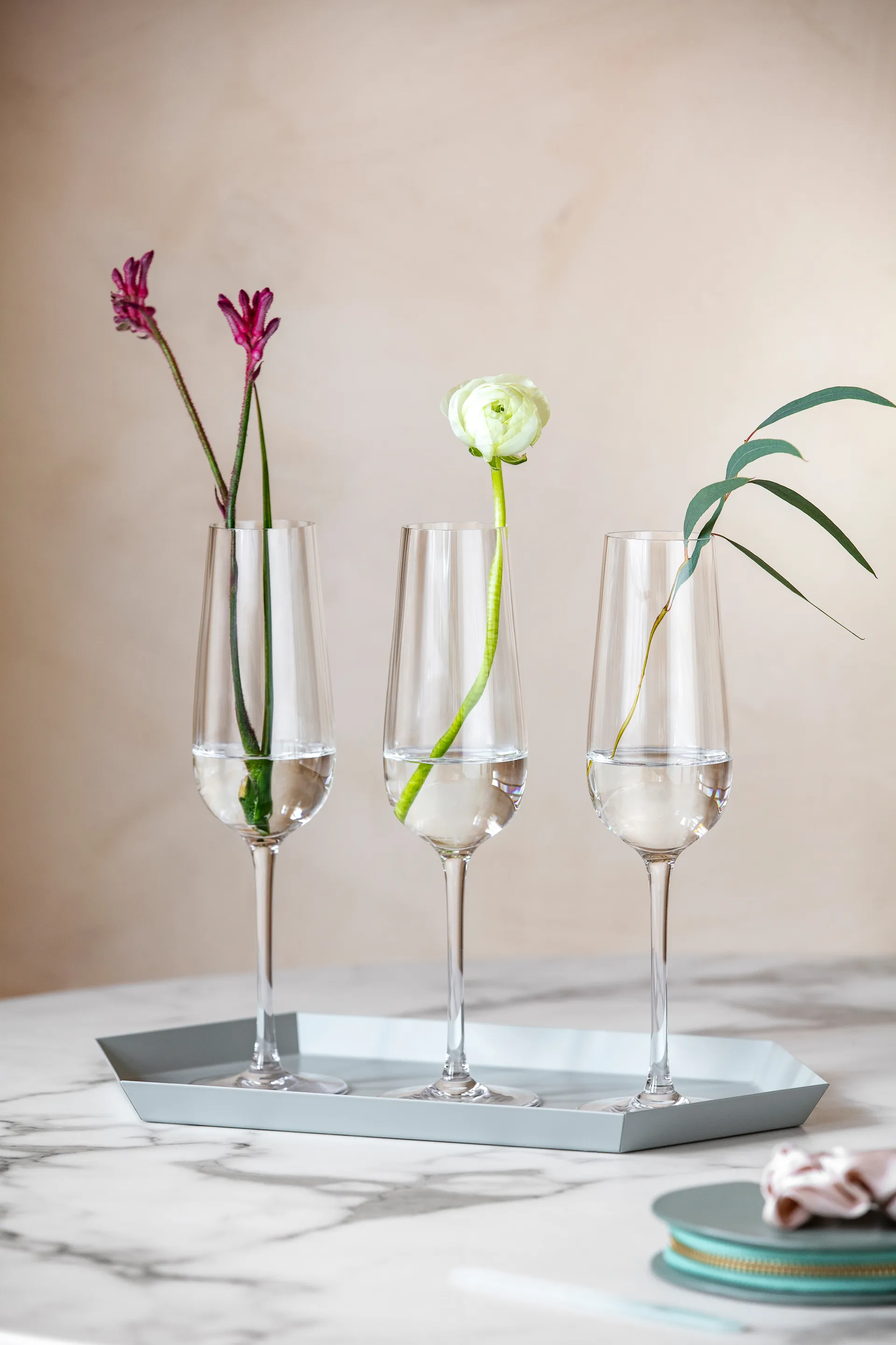 Rose Garden champagneglas 4-pak 29 cl, Klar Villeroy & Boch