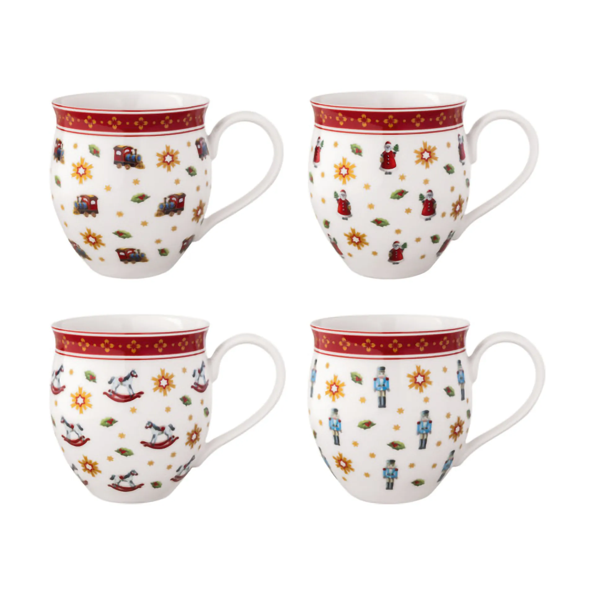 Toy's Delight kop 4 dele, Hvid-rød Villeroy & Boch