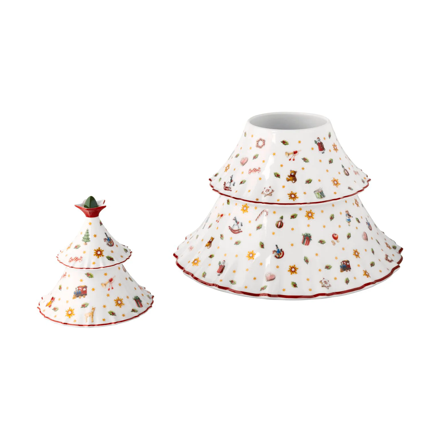 Toy's Delight krukke træ, Hvid-rød, 4 dele Villeroy & Boch