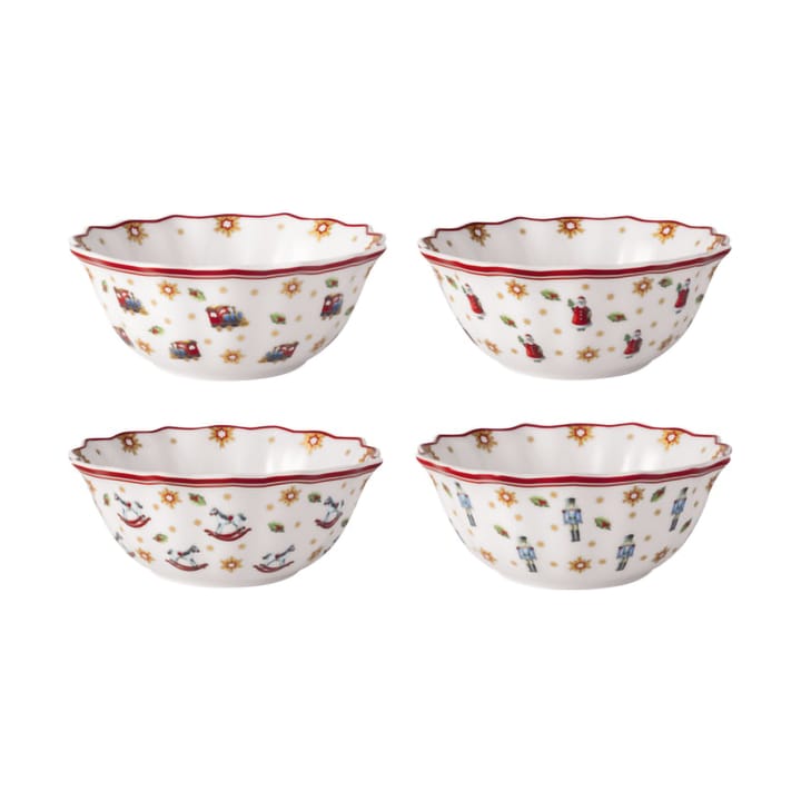 Toy's Delight skål 4 dele - Hvid-rød - Villeroy & Boch