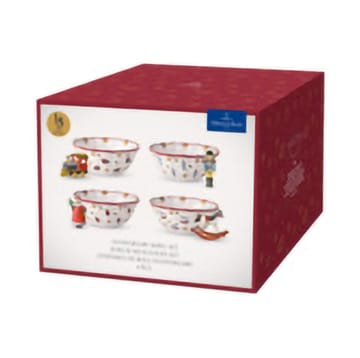 Toy's Delight skål 4 dele - Hvid-rød - Villeroy & Boch