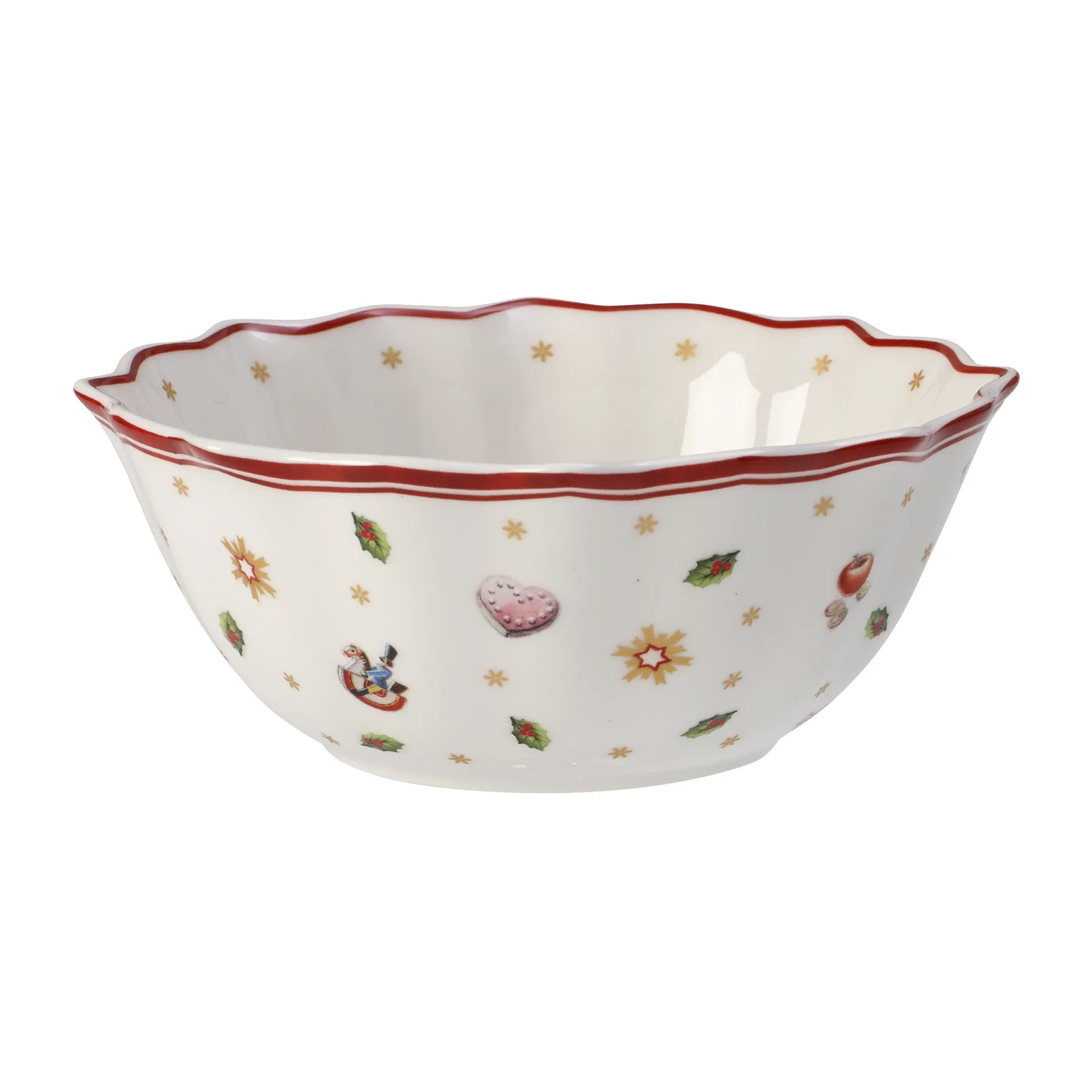 Toy's Delight skål 50 cl, Hvid/Rød Villeroy & Boch