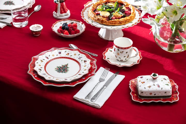 Toy's Delight smørskål 16x19 cm, Hvid-rød Villeroy & Boch