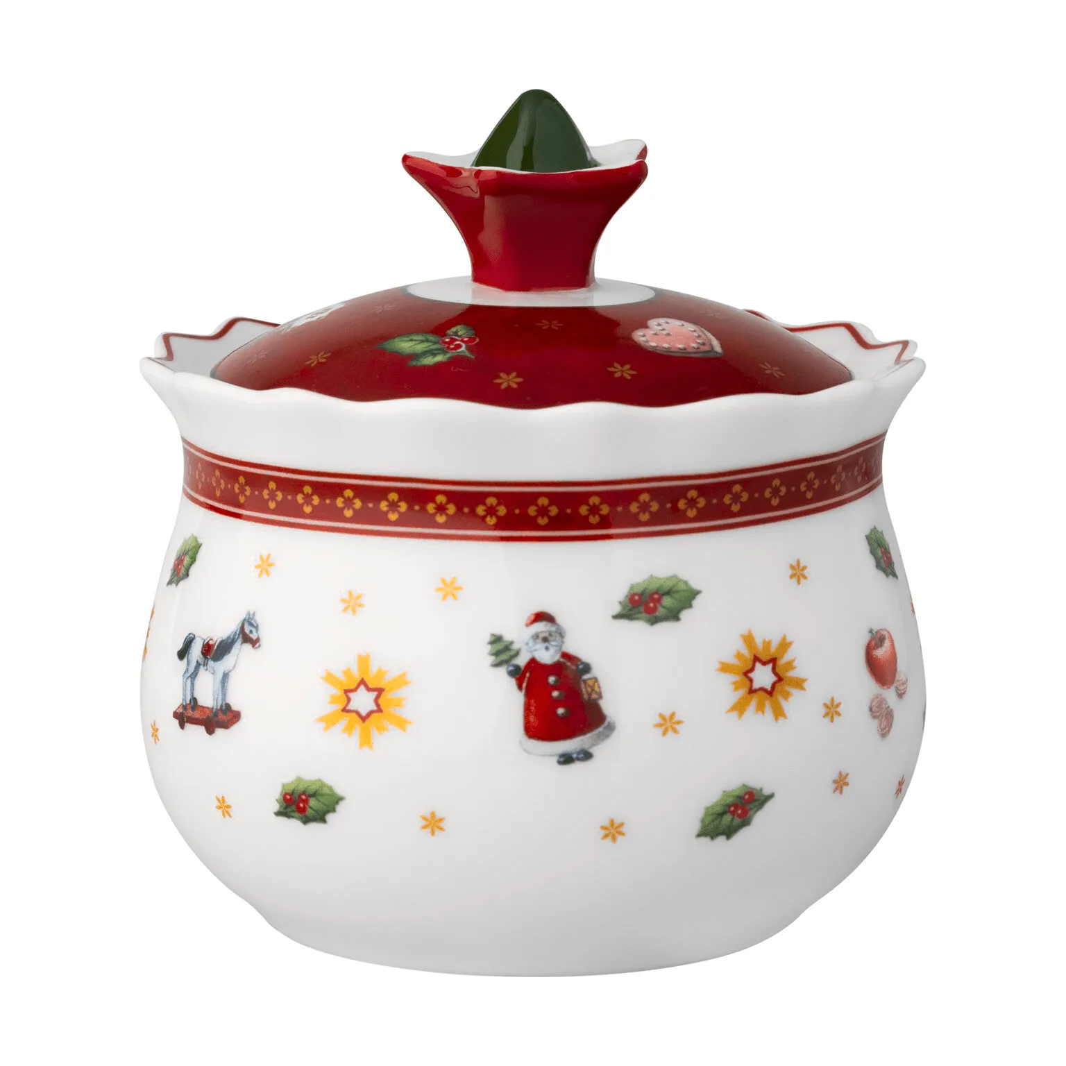 Toy's Delight syltetøjsglas, Hvid-rød, 26 cl Villeroy & Boch