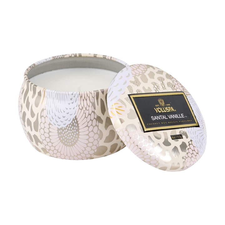 Decorative tin duftlys 25 timer - Santal Vanille - Voluspa