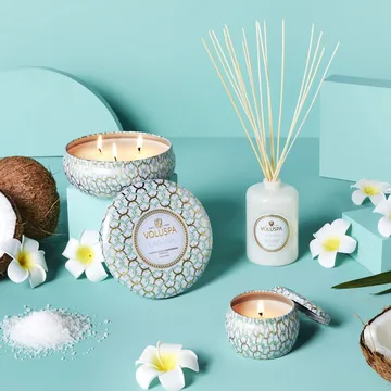 Maison Blanc 3-wick Tin duftlys 40 timer - Laguna - Voluspa