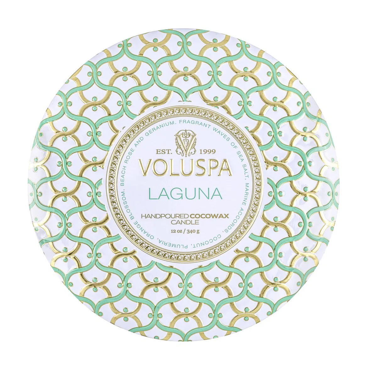 Maison Blanc 3-wick Tin duftlys 40 timer, Laguna Voluspa
