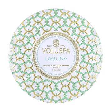 Maison Blanc 3-wick Tin duftlys 40 timer - Laguna - Voluspa