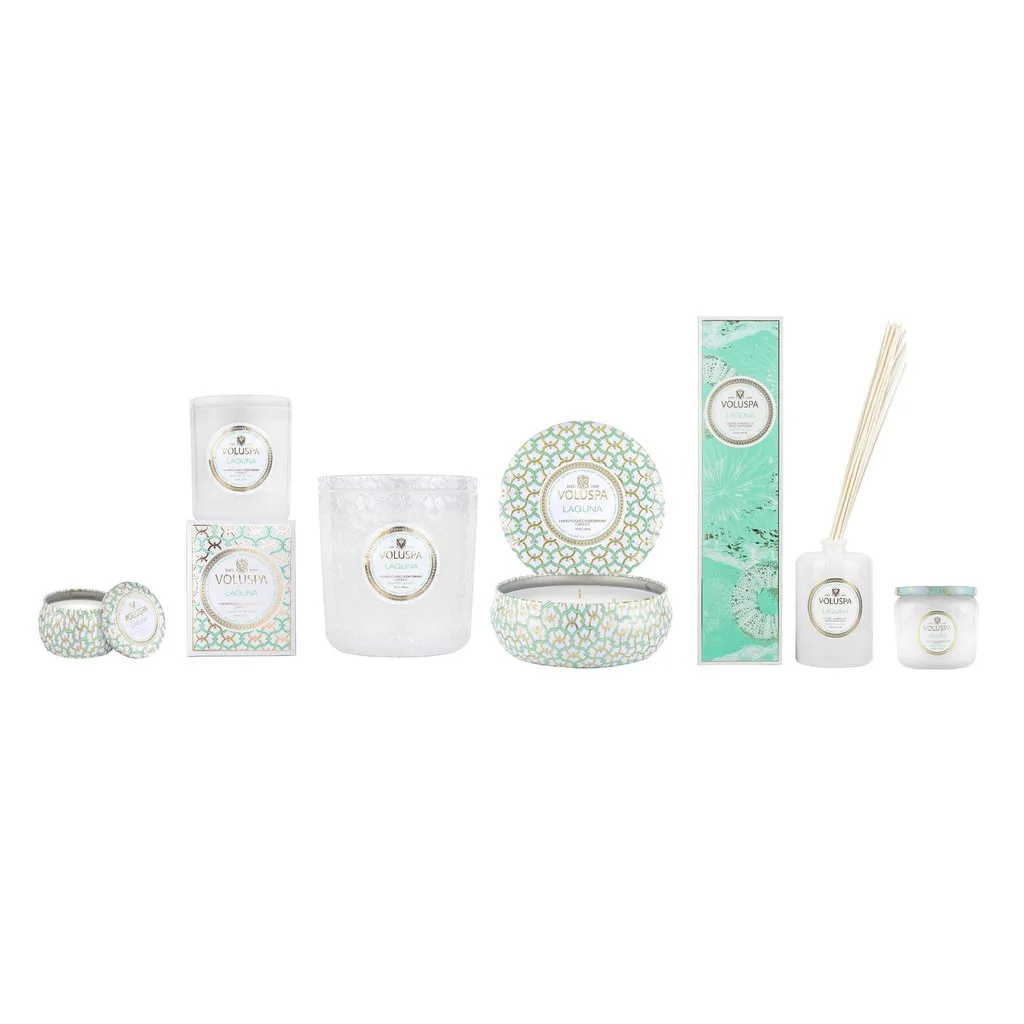 Maison Blanc 3-wick Tin duftlys 40 timer, Laguna Voluspa