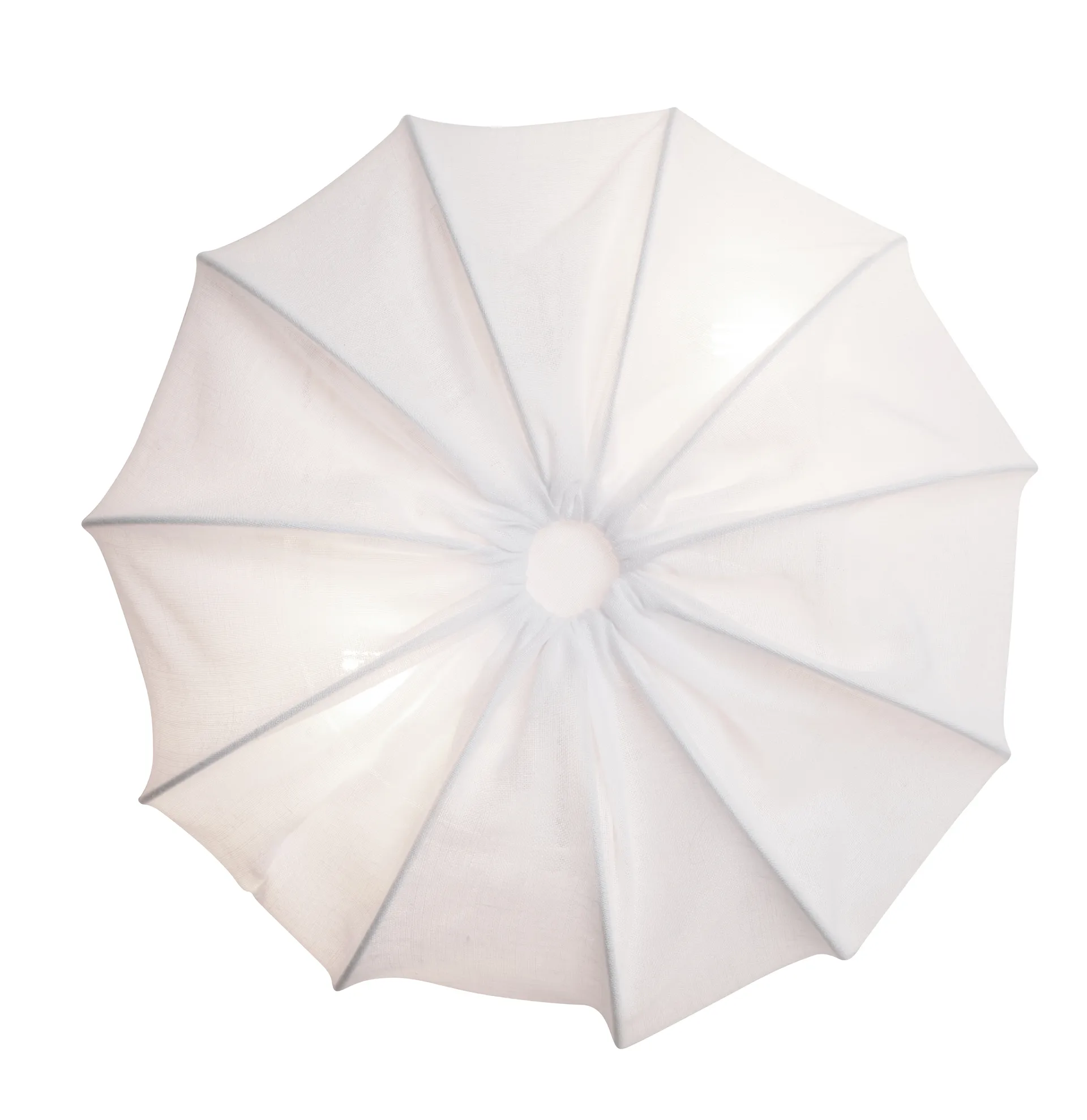 Anna plafond hør Ø40 cm, White Watt & Veke