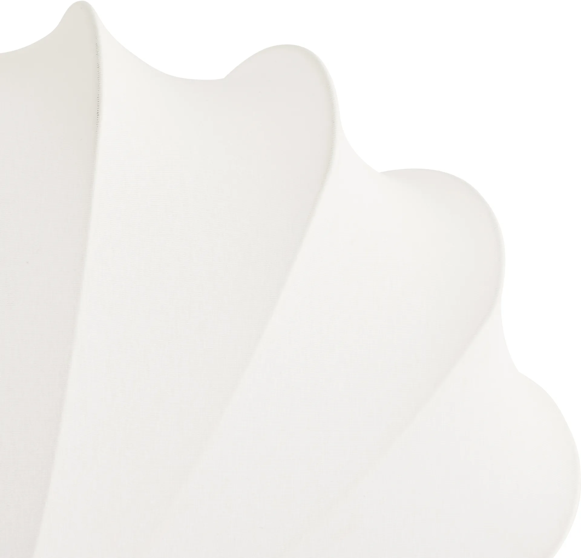 Anna væglampe L 54 cm, White cotton Watt & Veke