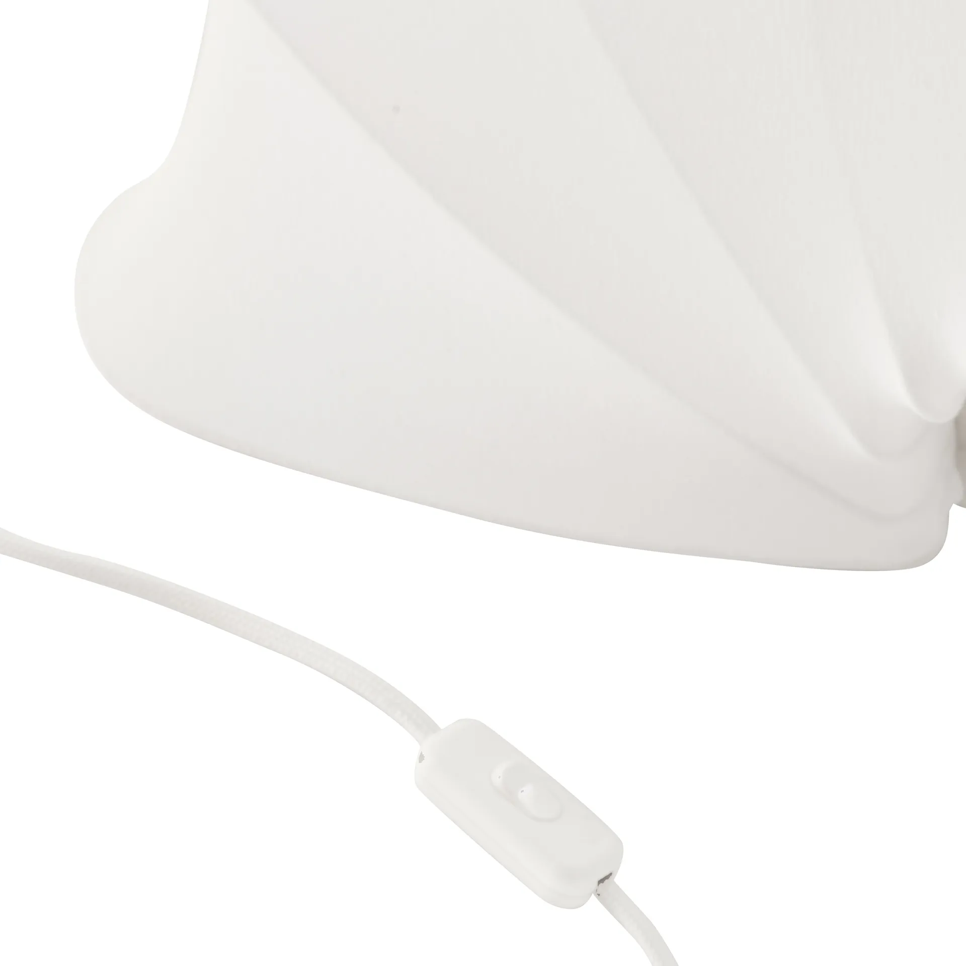 Anna væglampe L 54 cm, White cotton Watt & Veke