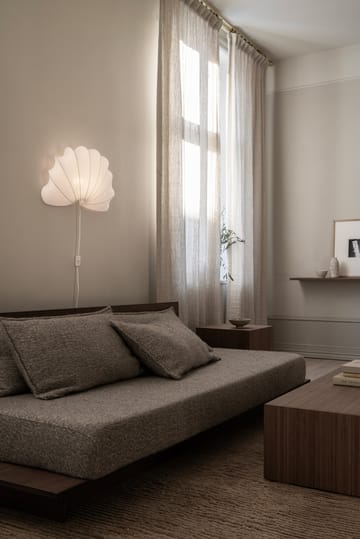 Anna væglampe L 54 cm - White cotton - Watt & Veke